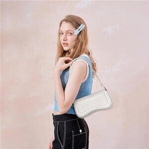 Small Shoulder Bag Trendy White